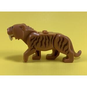 LEGO SABRE TOOTH TIGER MINI FIG FIGURE MINIFIGURE MINIFIG SABER TOOTHED